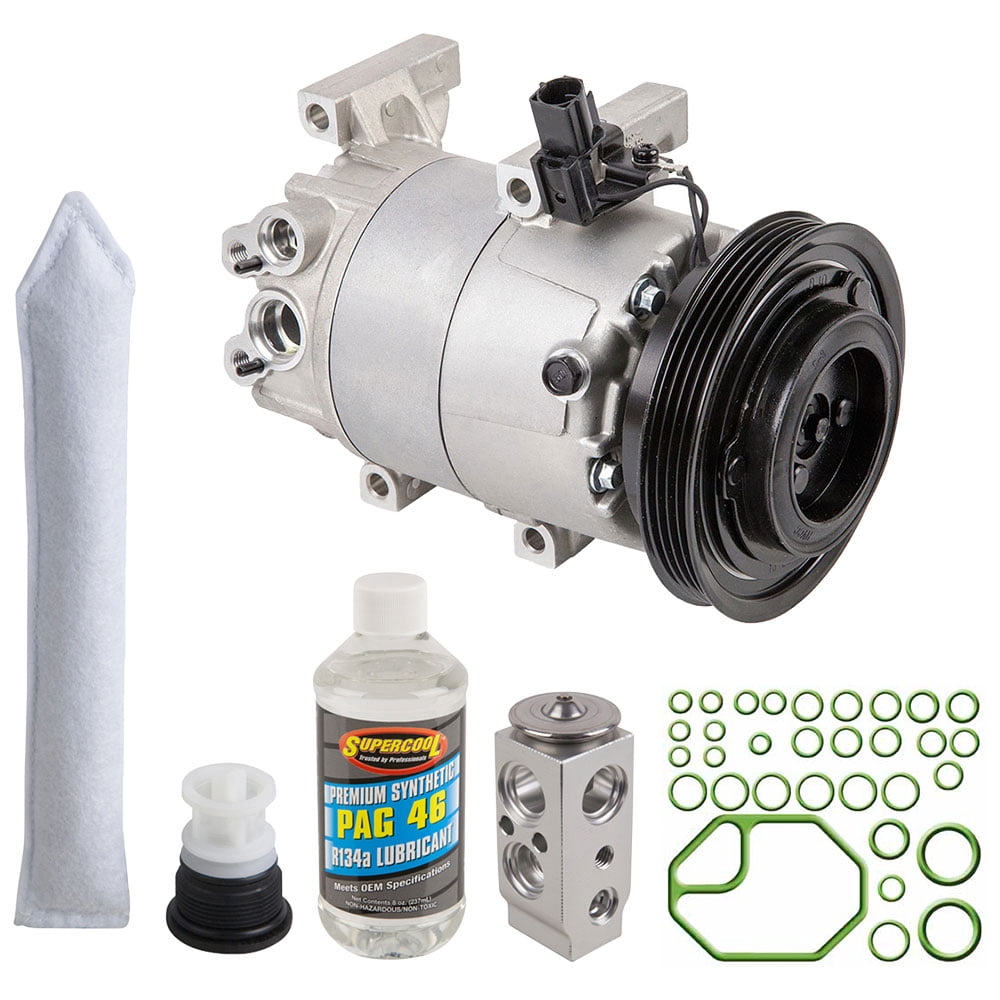 For Kia Soul 2.0L 2010 2011 AC Compressor w/ A/C Repair Kit - BuyAutoParts