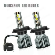 BSBSDJB 2x For 2020-2023 Kia Soul H4 9003 LED Headlight Bulbs 6000K White High Low Beam