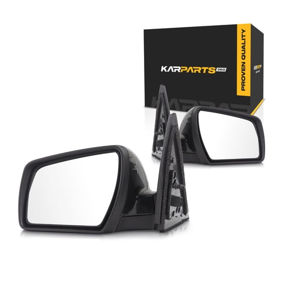 For Kia Soul 2012 2013 Door Mirror Driver and Passenger Side | Pair | Power | Non-Heated | Paint to Match | Replacement For 876102K331 | KI1320168