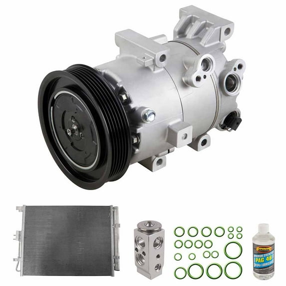 For Kia Soul 2018 A/C Kit w/ AC Compressor Condenser & Drier - BuyAutoParts