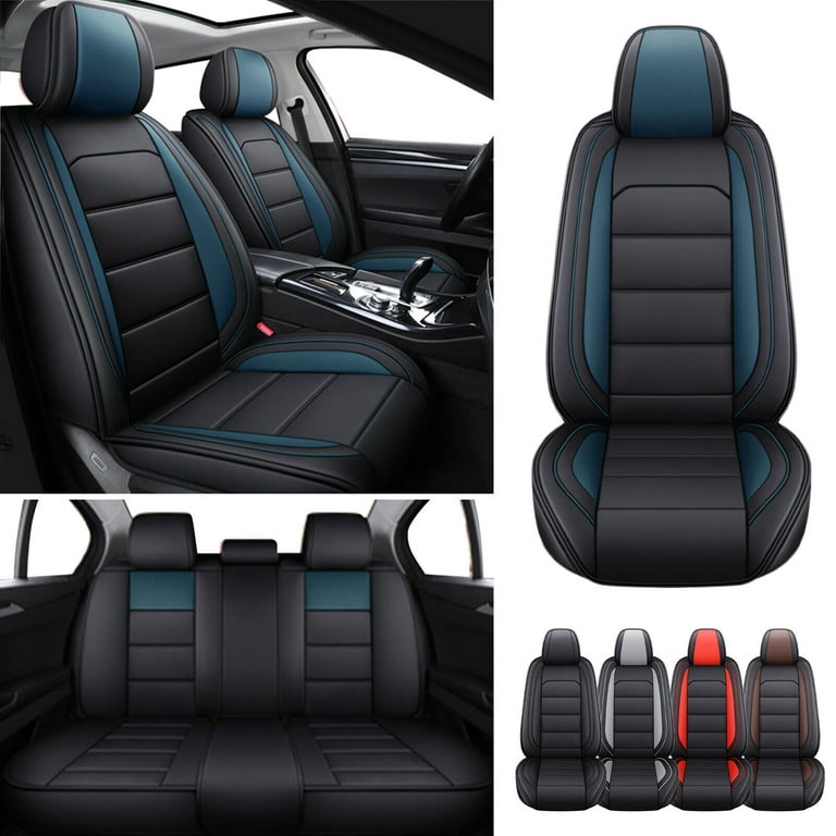 For Kia Soul Car Seat Covers 5 Seats, Waterproof Pu Leather Seat