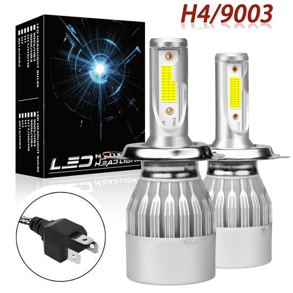 For Kia Spectra 2005-2009 High Low Beam Super Bright LED Headlight Lamp Bulbs 2 Pack