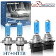 thumbnail image 1 of For Kia Sportage 2011-2016 - H7 H11B Halogen Headlights High Low Beam Combo Bulbs,Halogen Capsule Headlamps, 1 of 11