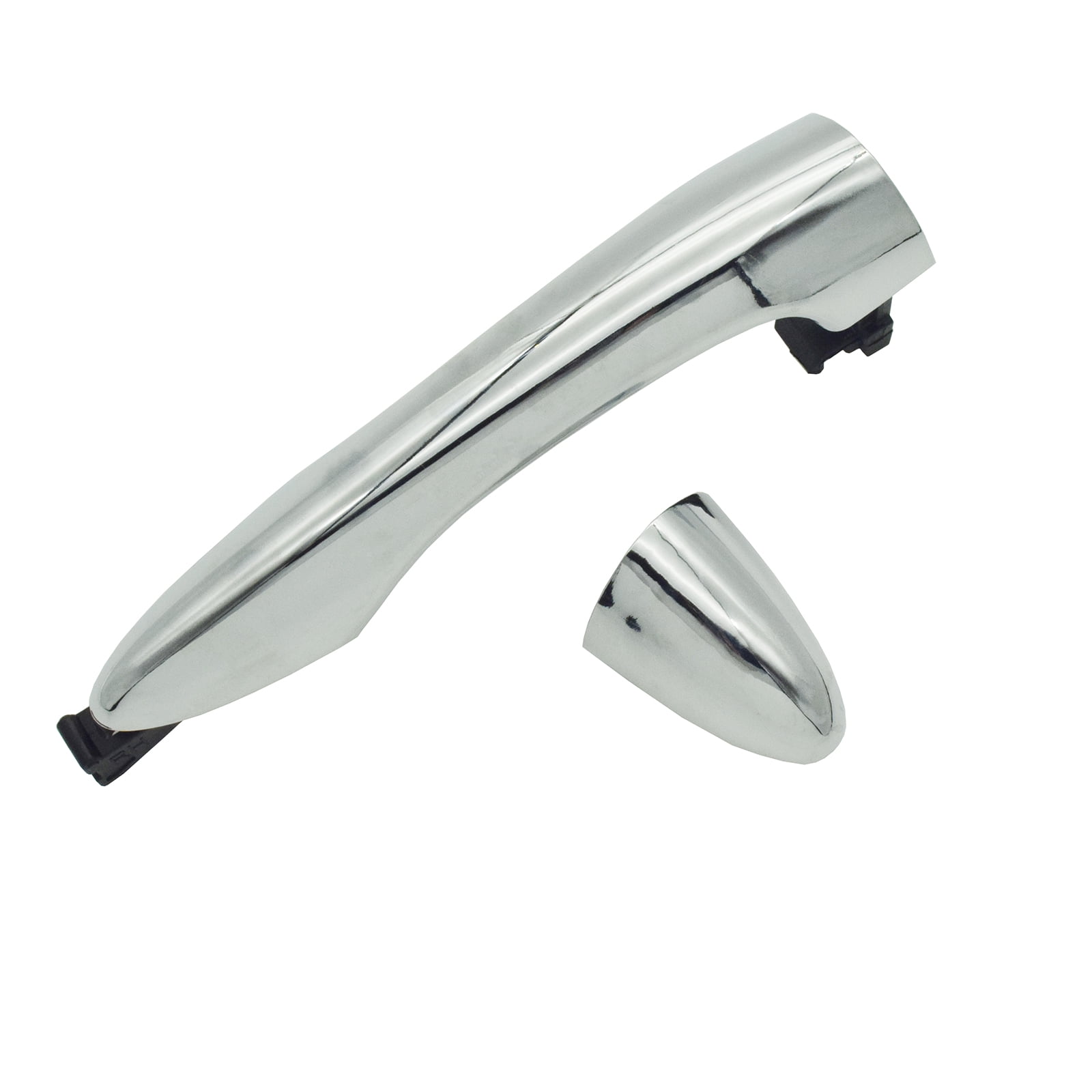 Replacement Exterior Door Handle For 1995-2002 Kia Sportage Rear Left Side | Primed Plastic, No Key Hole