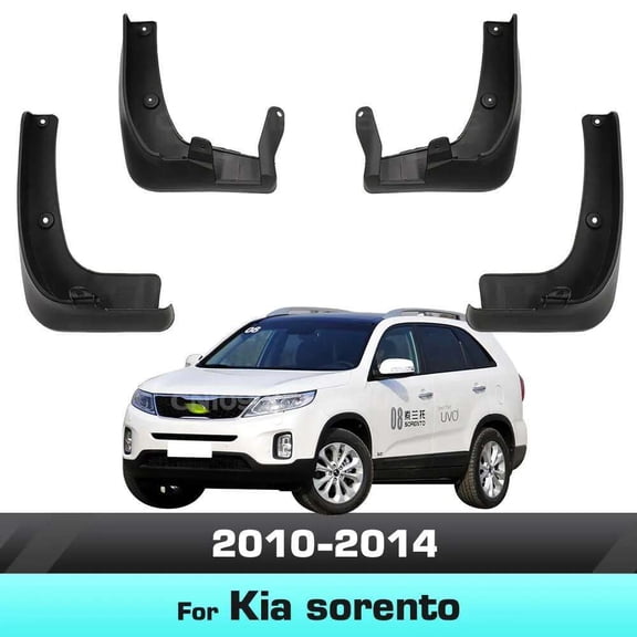 For Kia sorento 2010 2011 2012 2013 2014 Fender Mudguard Mud Flaps Guard Splash Flap Mudguards Car Accessories