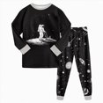 thumbnail image 1 of For Kids Pjs Boy Pajama Little boy Sleepwear Cotton 100% Soft Fabric For Children Clothes, 1 of 8