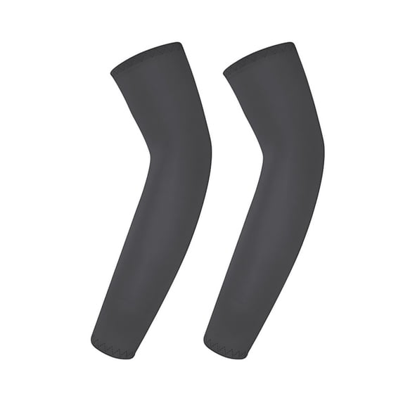 For Kids UV Sun Protection Arm Sleeves Cooling Arm Sleeves Compression Sleeve Youth Boys Girls Dark Gray S