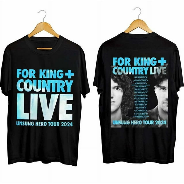 For King And Country Unsung Hero Tour 2024 Unisex TShirt Full Size