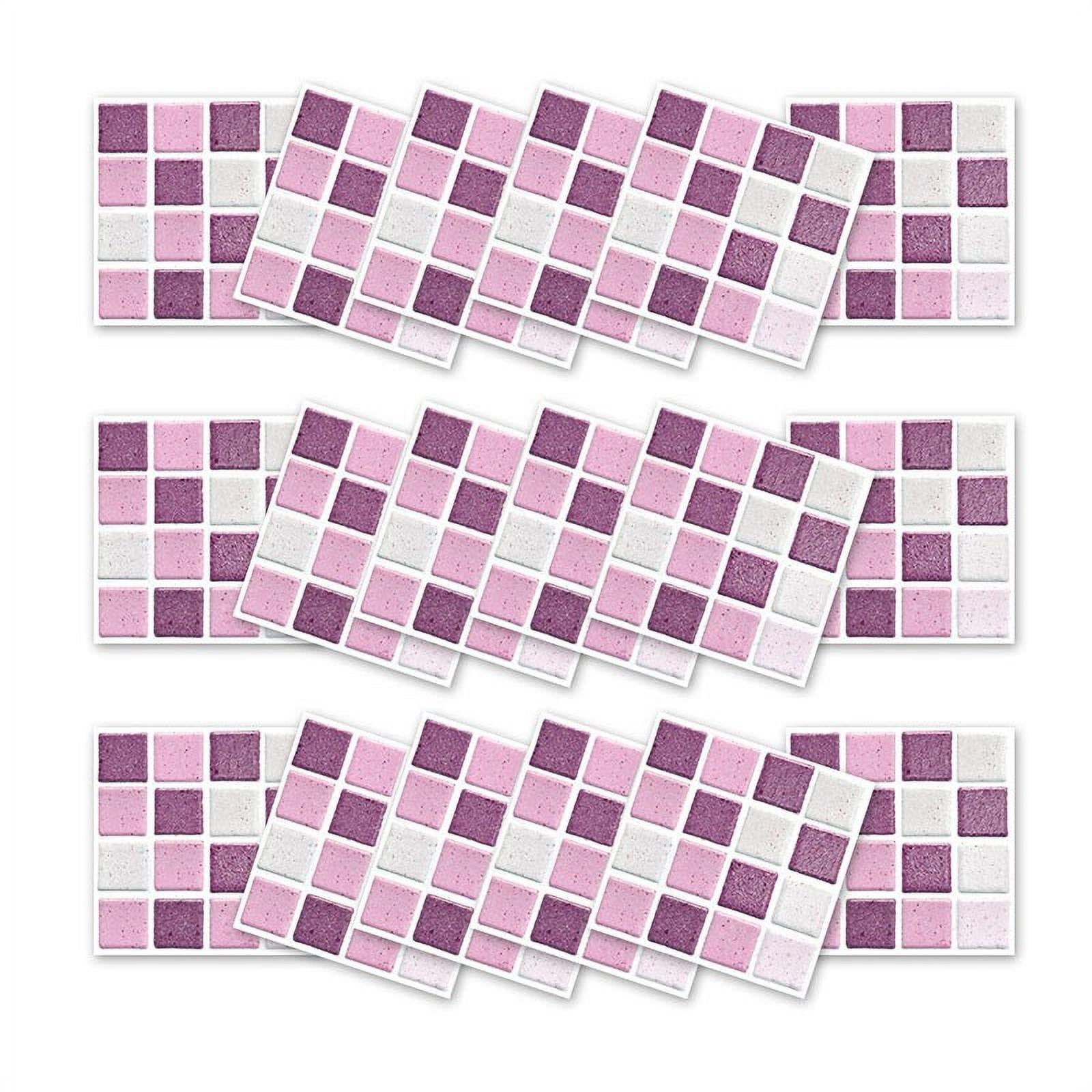 For Kitchen Bathroom Transformation 18pcs Mosaic Tile Stickers for