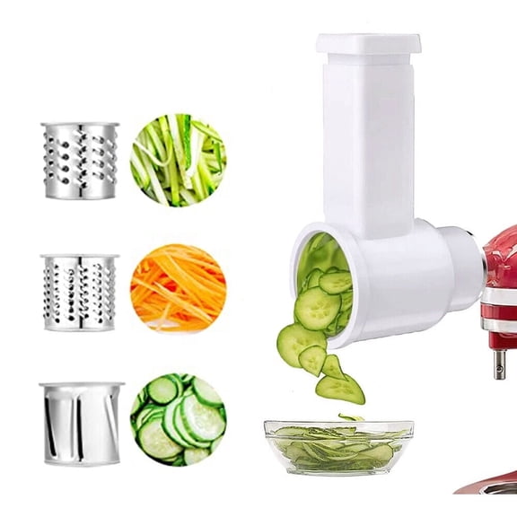 For KitchenAid Stand Mixer Fresh Prep Slicer/Shredder 3 IN 1 Attachment