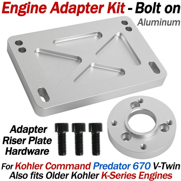 For Kohler Command and Older K-Series Engine to Predator 670 Adapter Kit w Bolts