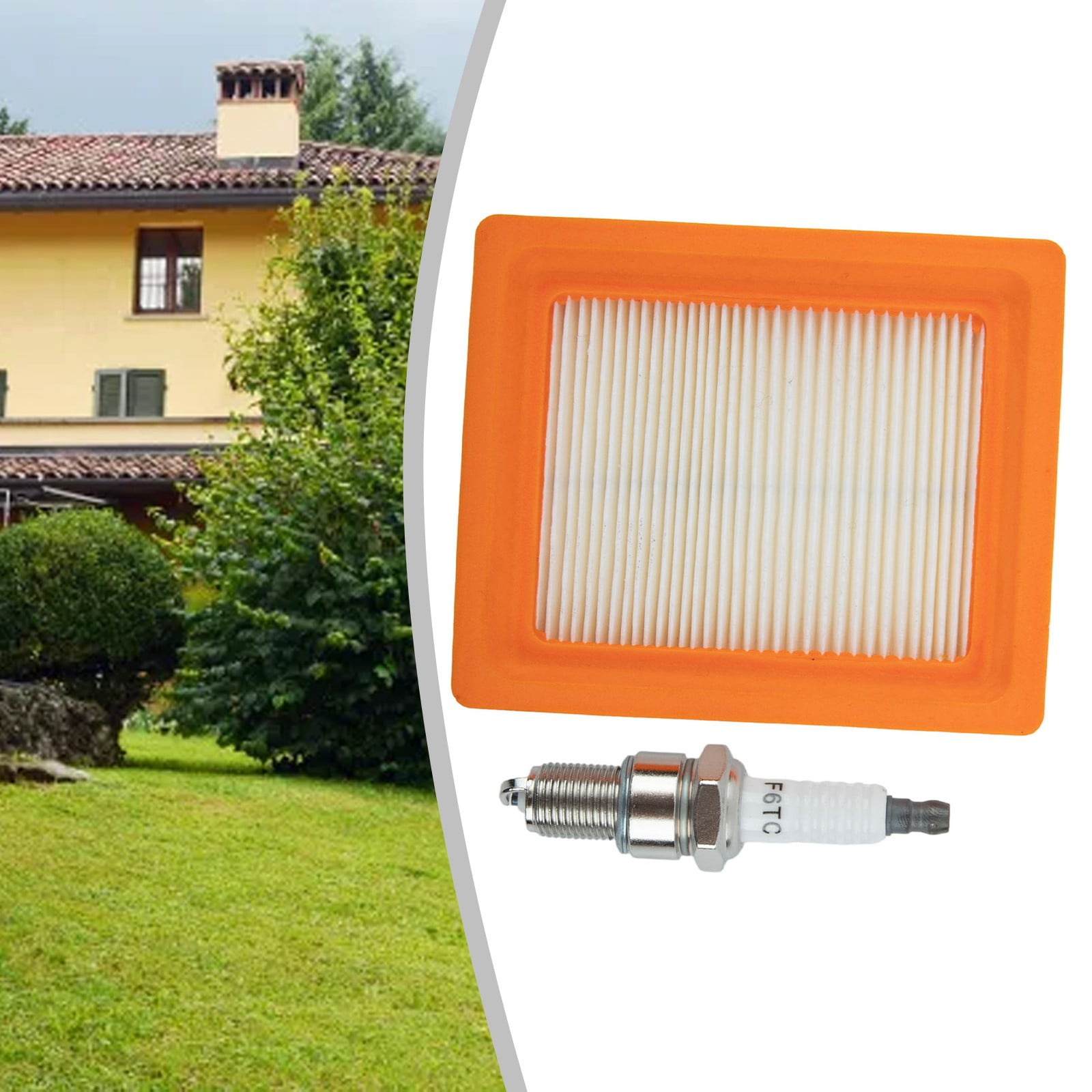 For Kohler XT650 XT675 XT7 Lawn Mower Tune Up Kit Air filter & Plug