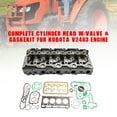 thumbnail image 1 of For Kubota V2403 Engine Cylinder Head Assy + Rebuild Overhaul Gasket Kit, 1 of 10