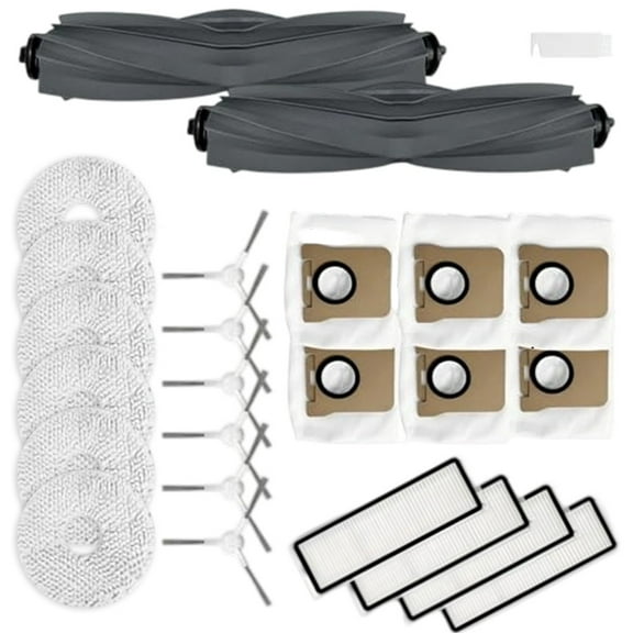 For L10 For Ultra For L10s Pro Replacement Main Brush Side Brush Mop Cloth Set