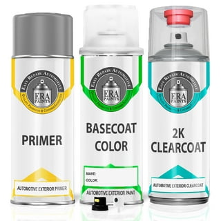 Buy MG PRIME Car Paint 2K spray can set for Peugeot KWE Blanc Nacre/Pearl  White under + base coat 2K clear coat spray can Online at desertcartSouth  Africa