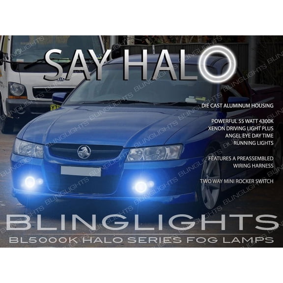 For LED Halo Angel Eye Fog Lights for 2004 2005 2006 2007 Chevrolet Lumina