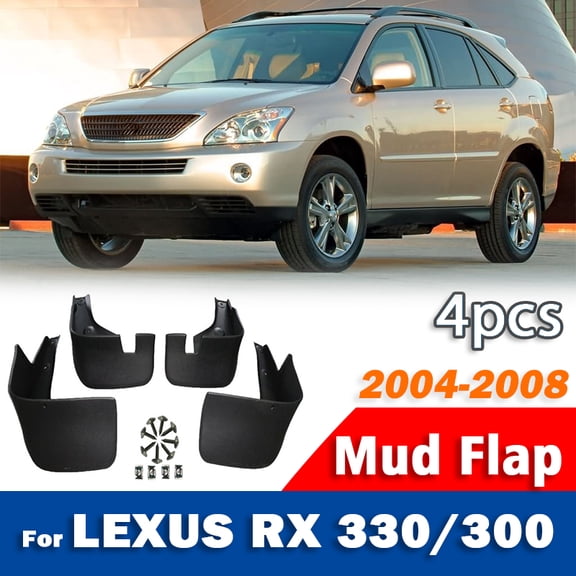 For LEXUS RX RX300 RX400 RX330 2004 2005 2006 2007 2008 Mudguard Mud Flap Guards Splash Fender Mudflaps Car Accessories 4PCS