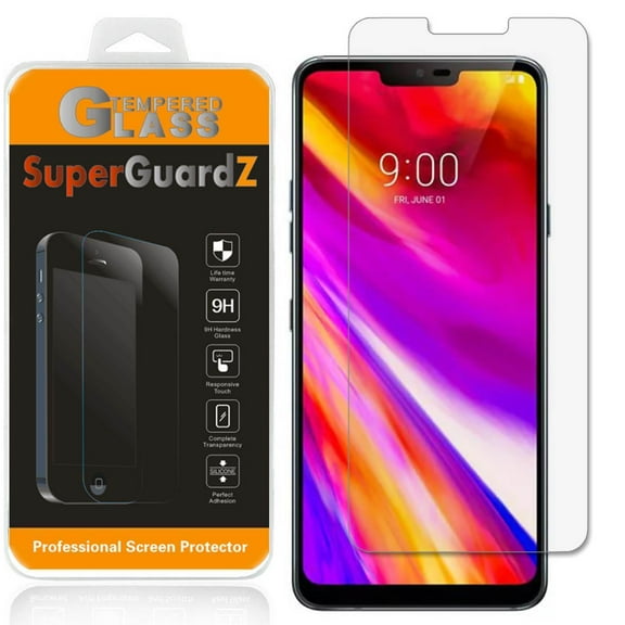 For LG G7 ThinQ - SuperGuardZ Tempered Glass Screen Protector, Anti-Scratch, Anti-Bubble, Anti-Fingerprint
