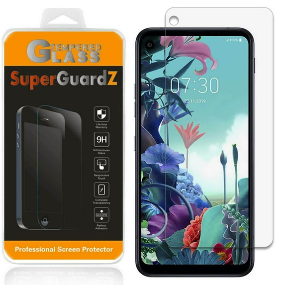 For LG Q70 - SuperGuardZ Tempered Glass Screen Protector, 9H, Anti-Scratch, Anti-Bubble, Anti-Fingerprint