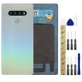 thumbnail image 1 of For LG Stylo 6 Q730 LM-Q730 LMQ730 Replacement Rear Back Battery Cover Housing Door Tool White, 1 of 5