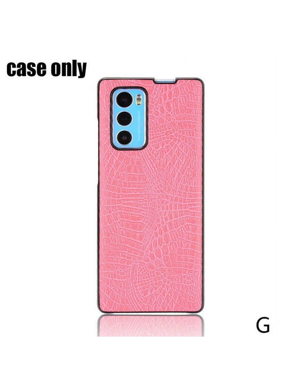 For LG Wing 5G, Comfortable Crocodile Grain PU Leather Case Cover High quality W1R8