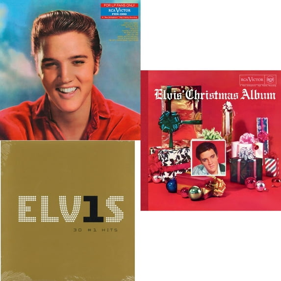 For LP Fans Only (Translucent Blue Vinyl/180G) & Elvis 30 #1 Hits (2LP/180G) & Elvis' Christmas Album