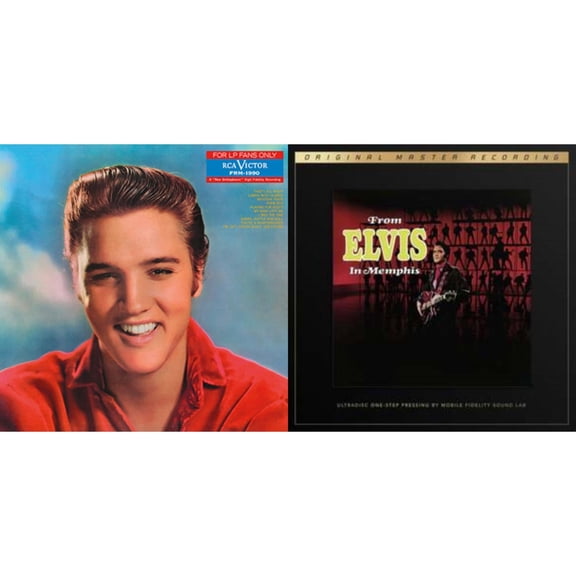 From Elvis In Memphis (2LP/180G/45RPM Supervinyl Ultradisc One-Step/Original Masters/Limited) & For LP Fans Only (Translucent Blue Vinyl/180G)