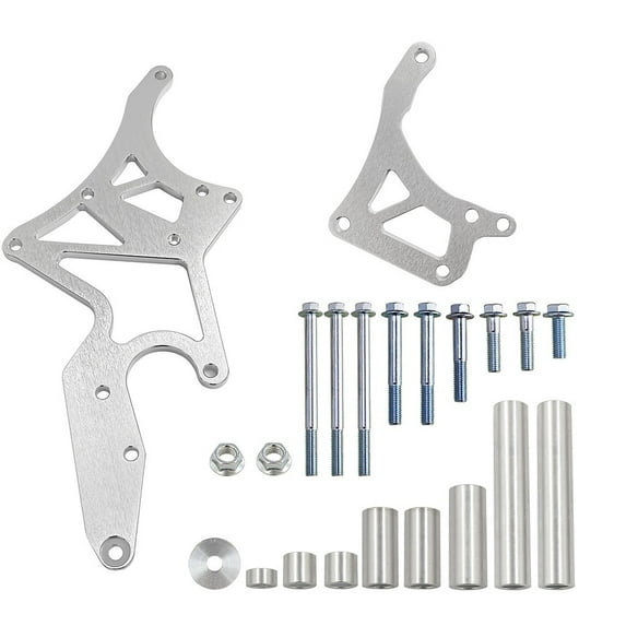 For LS Engine Serpentine Bracket Alternator And Power Steering Pump Kit For Chevrolet Bel Air Biscayne Camaro-Chevy II