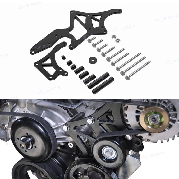 For LS Engine Serpentine Bracket Alternator Power Steering Pump Swap Conversion