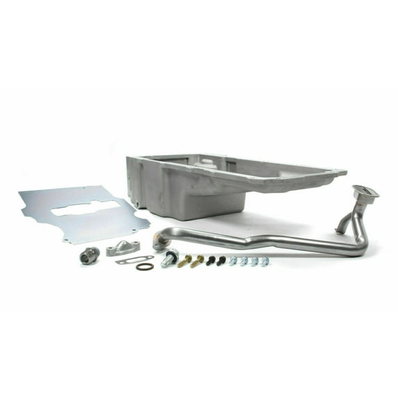 For LS Swap Aluminum Oil Pan Retrofit Kit Low Profile For LS1 LS2 LS3 4.8 5.3 6