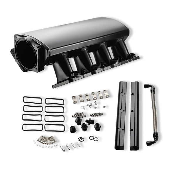 For LS1 LS2 LS6 102mm High Profile Intake Manifold w/ Fuel Rail & Throttle Body