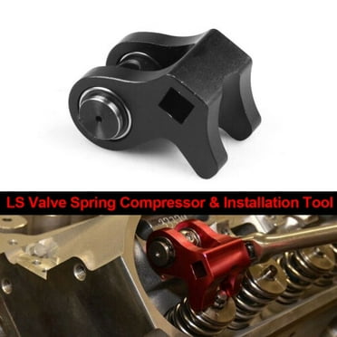 LS Valve Spring Installation Tool - Aluminum Compressor Tool For LS1 LS2 Style Valve Springs (Red)