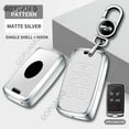 thumbnail image 1 of For Land Rover A 5 buttons Range Rover Evoque Discovery Sport Velar Zinc alloy+leather Car Key Case Accessories, 1 of 10