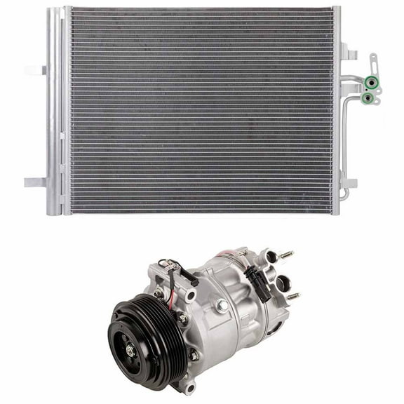 For Land Rover Discovery Sport AC Compressor w/ A/C Condenser & Drier - BuyAutoParts