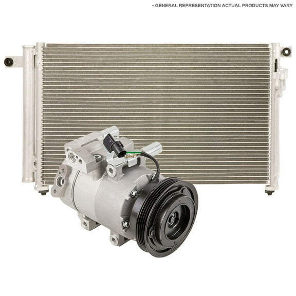 For Land Rover LR3 2005-2008 AC Compressor w/ A/C Condenser & Drier - BuyAutoParts