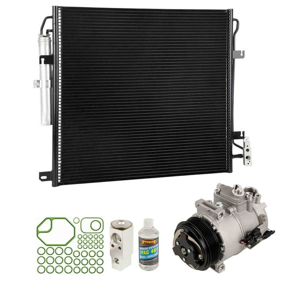 For Land Rover LR3 & Range Rover A/C Kit w/ AC Compressor Condenser & Drier - BuyAutoParts