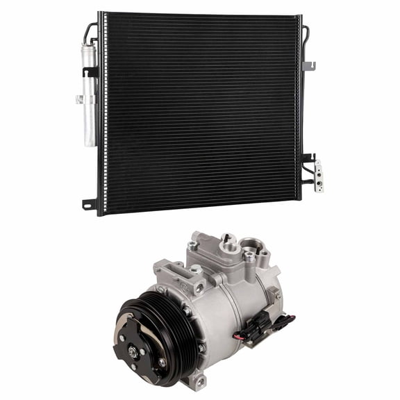 For Land Rover LR3 Range Rover Sport AC Compressor w/ A/C Condenser & Drier - BuyAutoParts