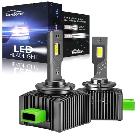 For Land Rover LR4 2010-2016 2Pcs D3S LED Headlight Bulbs D3R D3C D3H Conversion Kit, High Low Beam, Super Bright 48000LM, 6500K Cool White