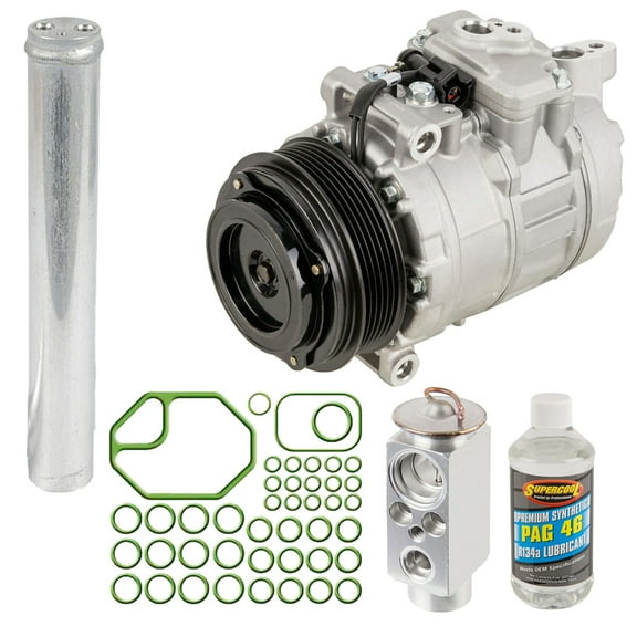 For Land Rover Range Rover 2004 AC Compressor w/ A/C Repair Kit - BuyAutoParts