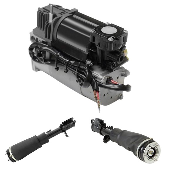 For Land Rover Range Rover Duralo Front Air Shocks Struts w/ Compressor - BuyAutoParts