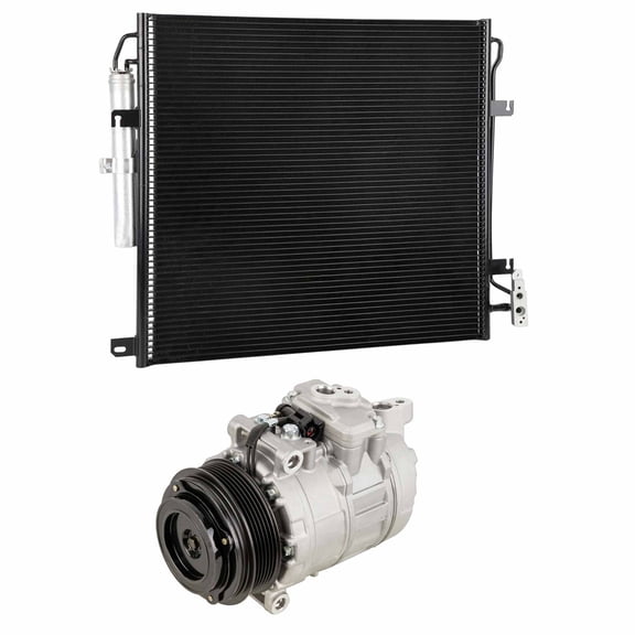 For Land Rover Range Rover Sport AC Compressor w/ A/C Condenser & Drier - BuyAutoParts