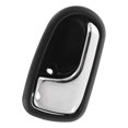thumbnail image 1 of For Left 93-97 Mazda  626 95-03 Protege  Chrome & Black Inside Door Handle 93 94 95 96 97 98 99 00 01 02 03, 1 of 4