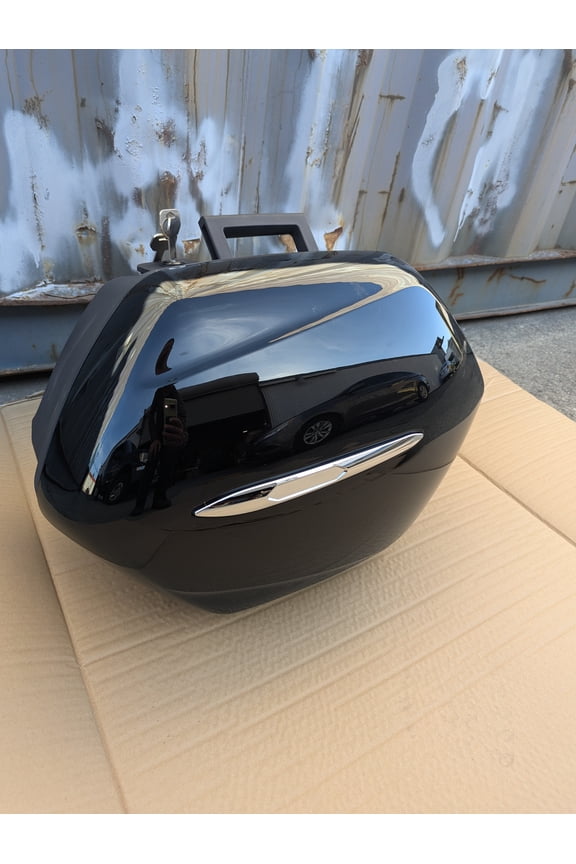 For Left Yamaha FJR1300 FJR 1300 Saddlebag Side Case Trunk Pannier, Black