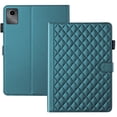 thumbnail image 1 of for Lenovo Idea Tab 11 inch 2025 (TB-336ZU/TB-336FU) Case, Rhombus Pattern Multiple Viewing Angles Stand Slim Folio Cover (Green), 1 of 6