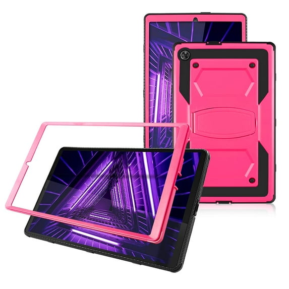 For Lenovo M10 HD 10.1 inch Case , Soatuto Rugged heavy Duty High Impact Resistant Case Kid Friendly for Lenovo Tab M10 HD 2nd Gen 2020 10.1 inch Models TB-X306F TB-X306X - Pink