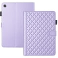 thumbnail image 1 of for Lenovo Tab 10.1 inch 2025 (TB-311FU/TB-311XU) Case, Rhombus Pattern Multiple Viewing Angles Stand Slim Folio Cover (Purple), 1 of 6