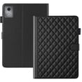thumbnail image 1 of for Lenovo Tab M11 Plus/K11 Plus 11.45 Inch 2024 Case, Rhombus Pattern Multiple Viewing Angles Stand Slim Folio Cover (Black), 1 of 6