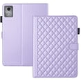 thumbnail image 1 of for Lenovo Tab M11 Plus/K11 Plus 11.45 Inch 2024 Case, Rhombus Pattern Multiple Viewing Angles Stand Slim Folio Cover (Purple), 1 of 6