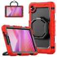 thumbnail image 1 of for Lenovo Tab One 8.7/ Tab K9 Case 8.7 inch 2025, 360 Rotating Shockproof Cover with Stand, Handle, Shoulder Strap, Red, 1 of 7