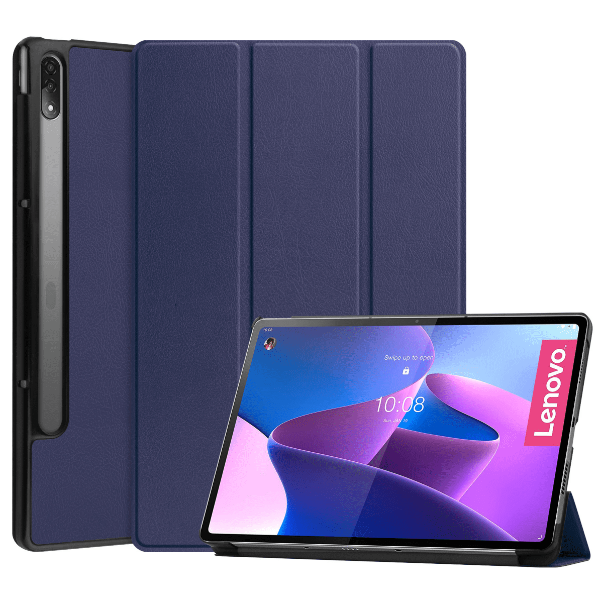 For Lenovo Tab P12 Pro Cover with Pen Holder 12.6